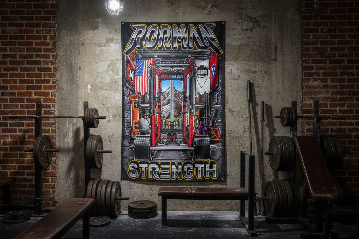 Rorman Strength Home Gym Flag