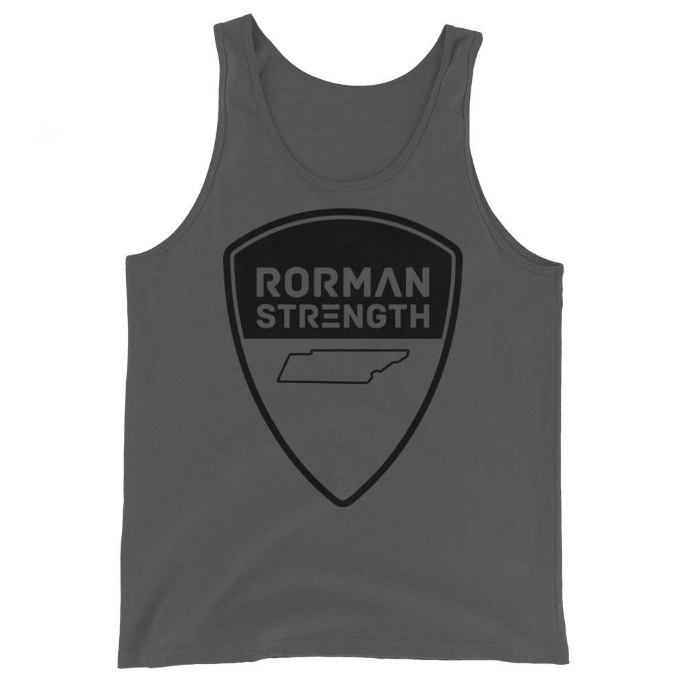 Rorman Strength Tank Top (Black logo)