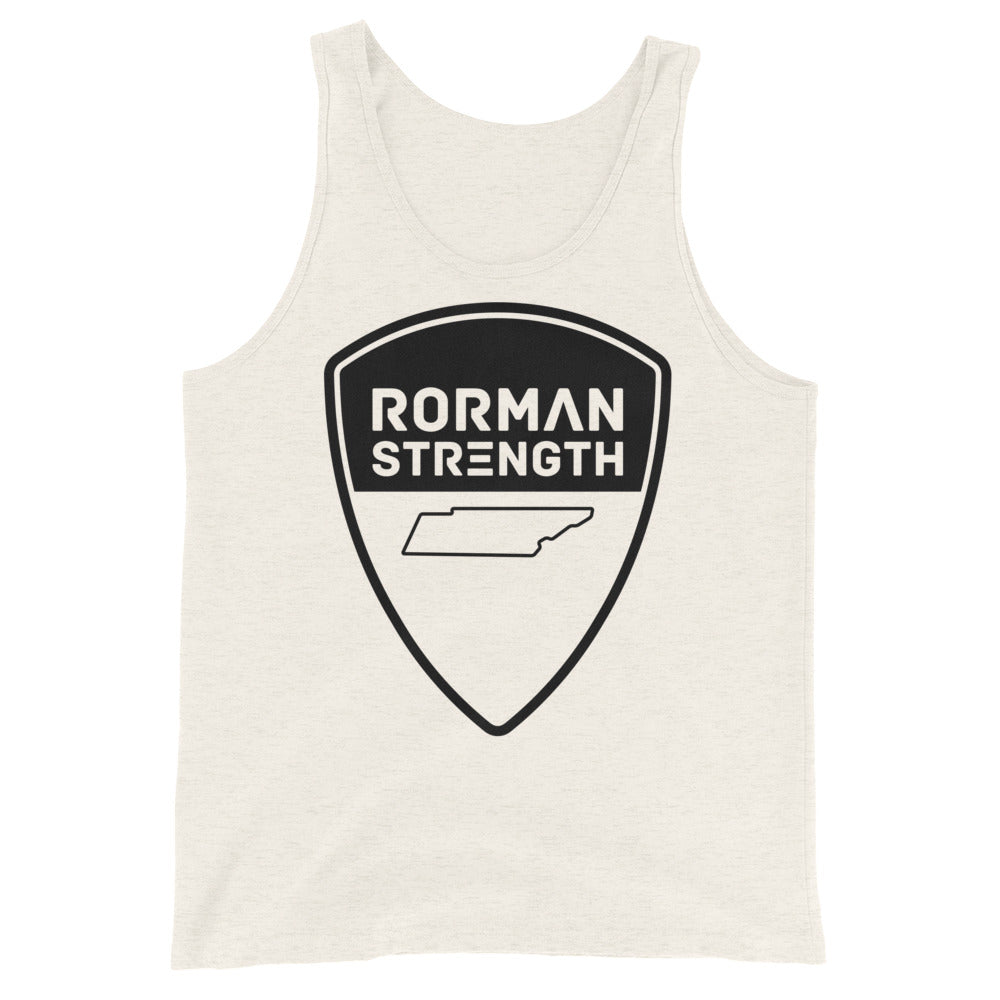 Rorman Strength Tank Top (Black logo)