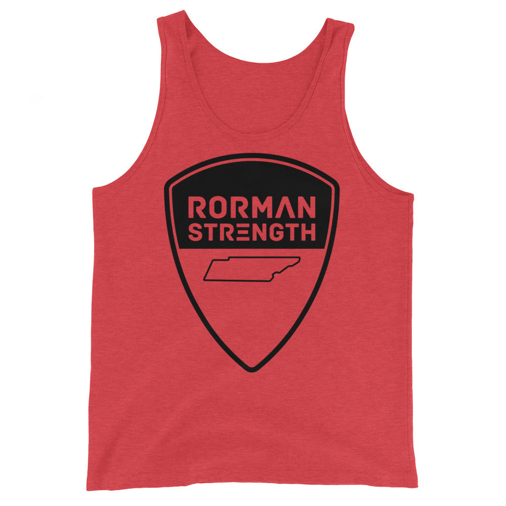 Rorman Strength Tank Top (Black logo)