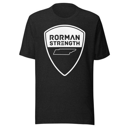 Rorman Strength Logo Tee (Heather Black)